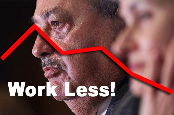 Trabajar menos es lo que recomienda Carlos Slim, el segundo hombre más rico del mundo